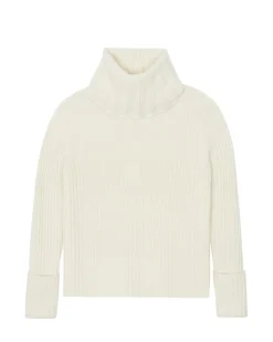 Pull Cachemire Col Roule Manches Longues