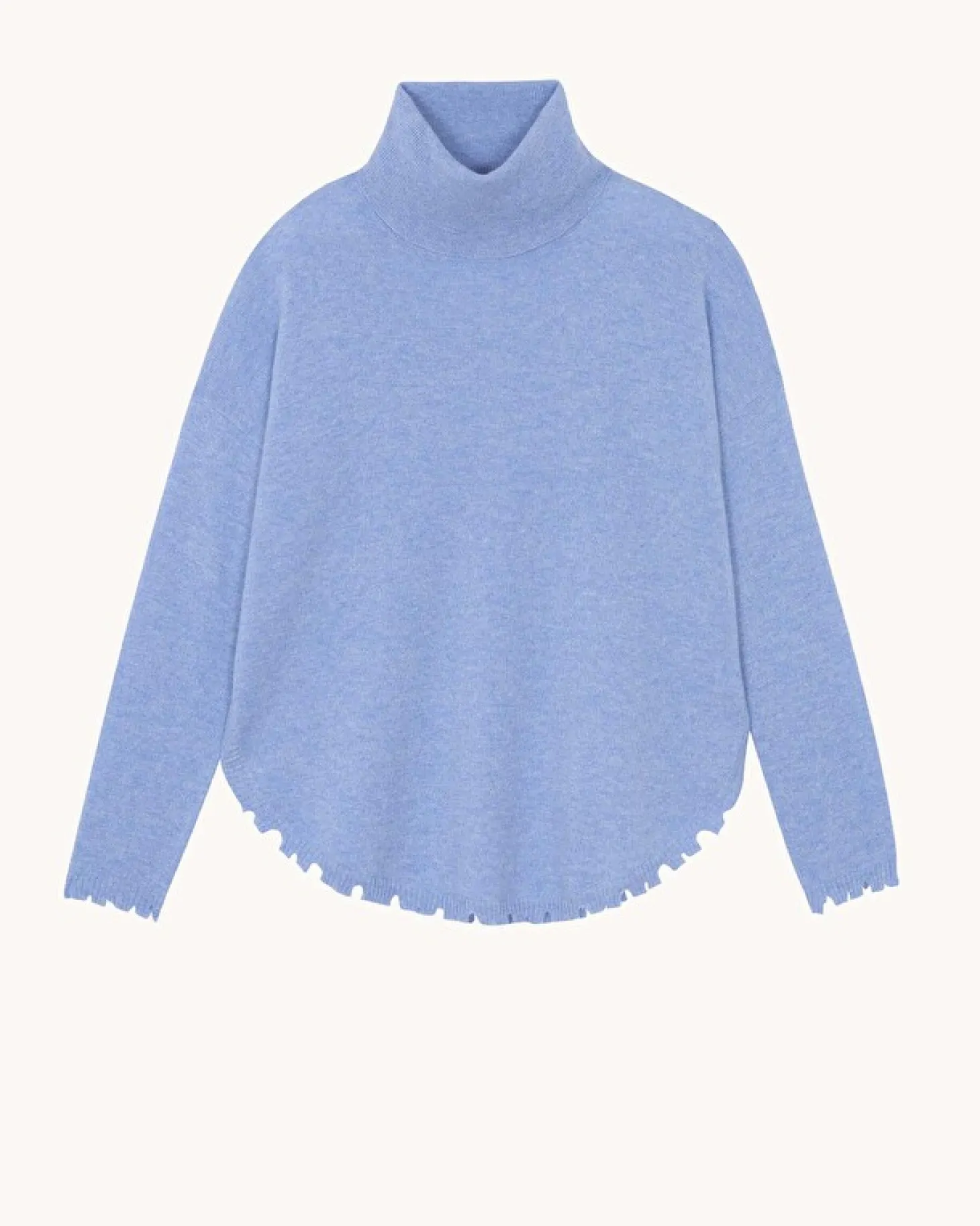 Pull Cachemire Col Roule Liquette, 2 Fils