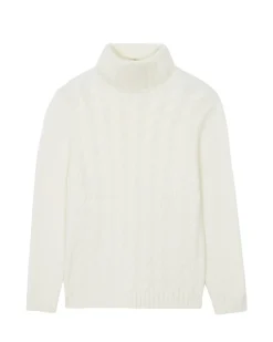 Pull Cachemire Col Roule Torsade