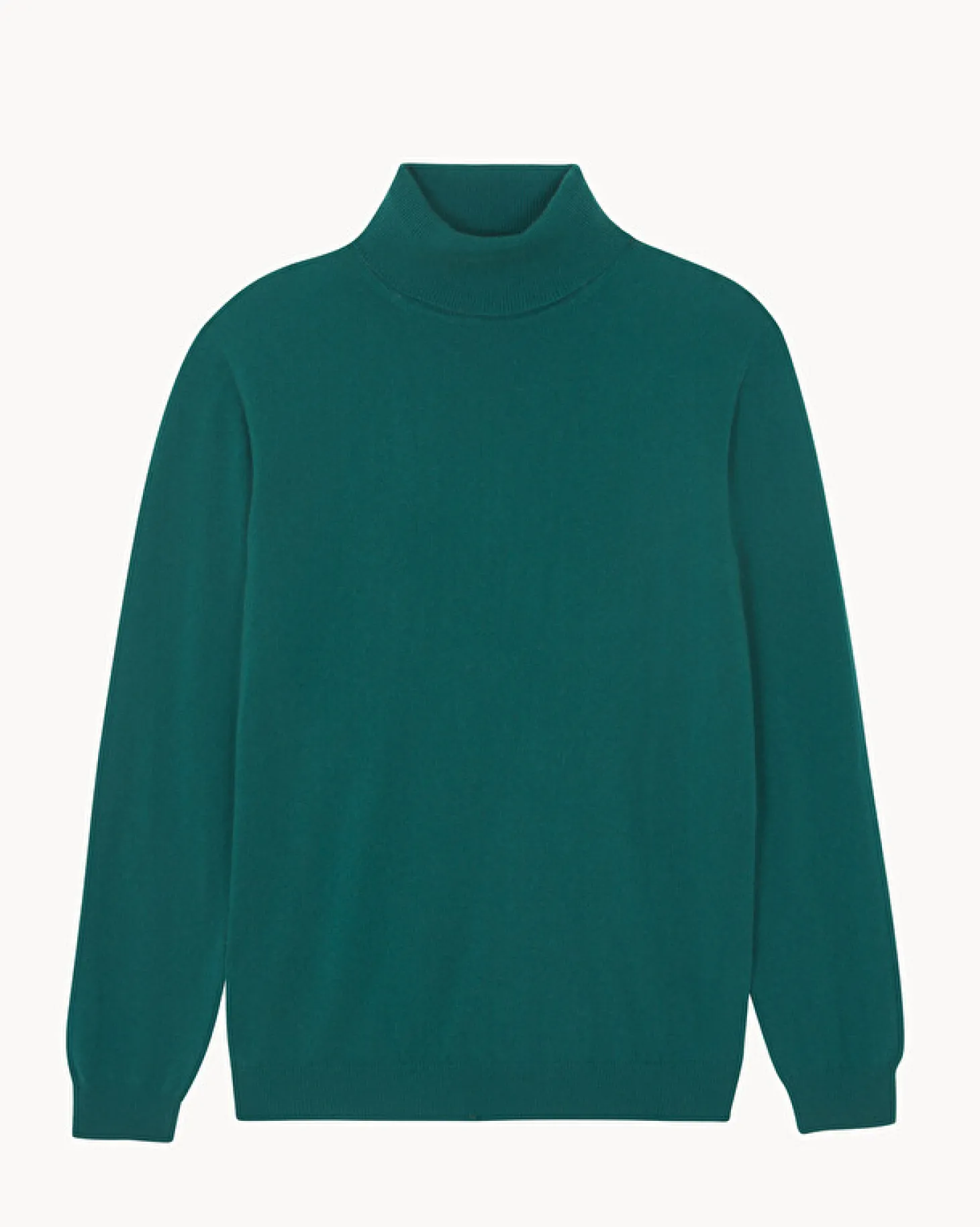 Pull Cachemire Col Roule Homme Basic, 2 Fils