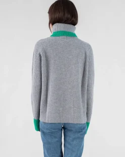 Pull Cachemire Col Roule Raglan