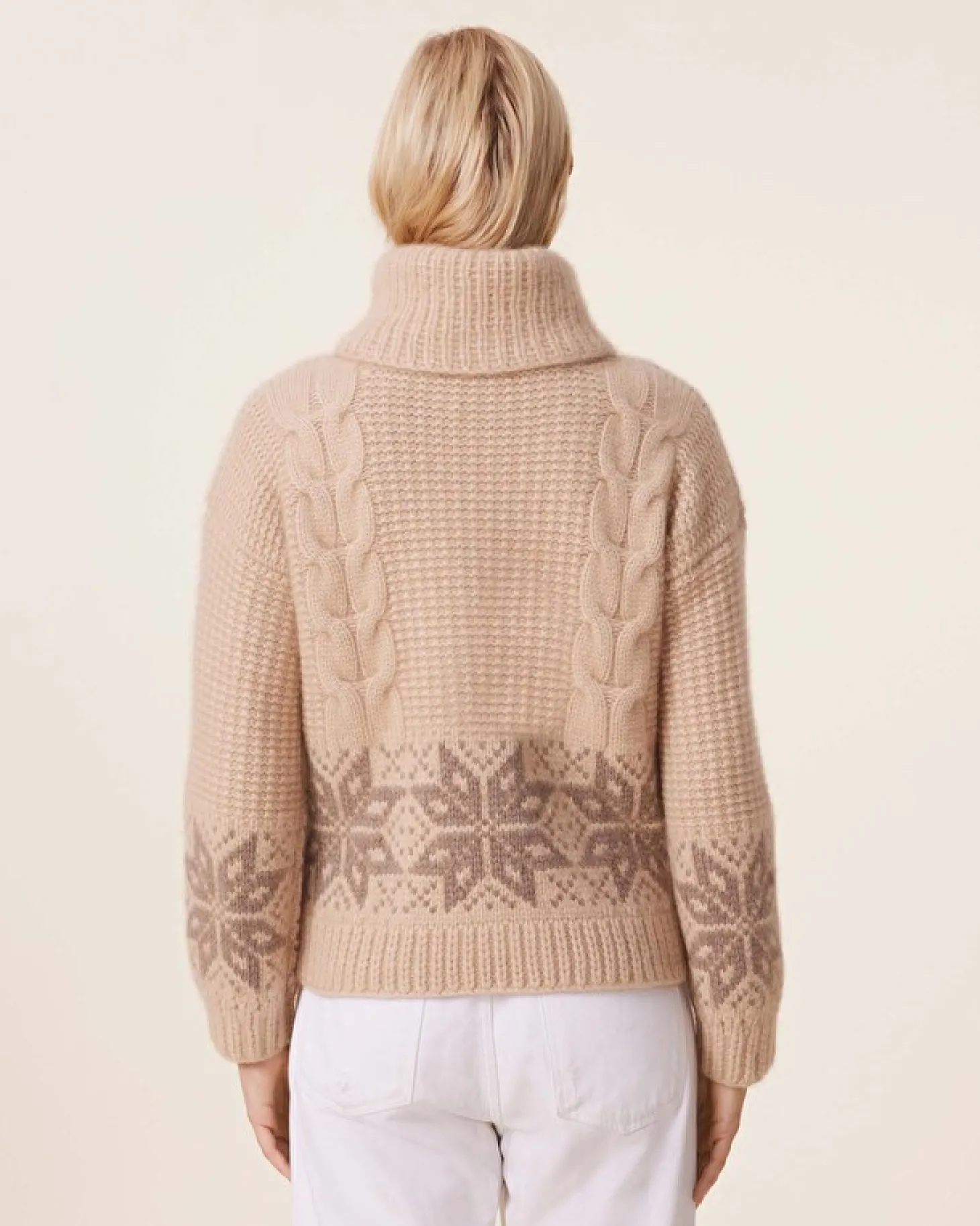 Pull Cachemire Col Roule, 10 Fils