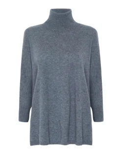 Pull Cachemire Col Roule Oversize