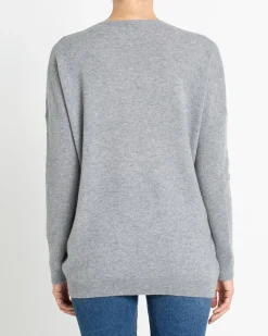 Pull Cachemire Col U Oversize