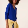 Pull Cachemire Col V, 2 Fils