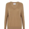 Pull Cachemire Col V, 2 Fils