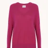 Pull Cachemire Col V, 2 Fils