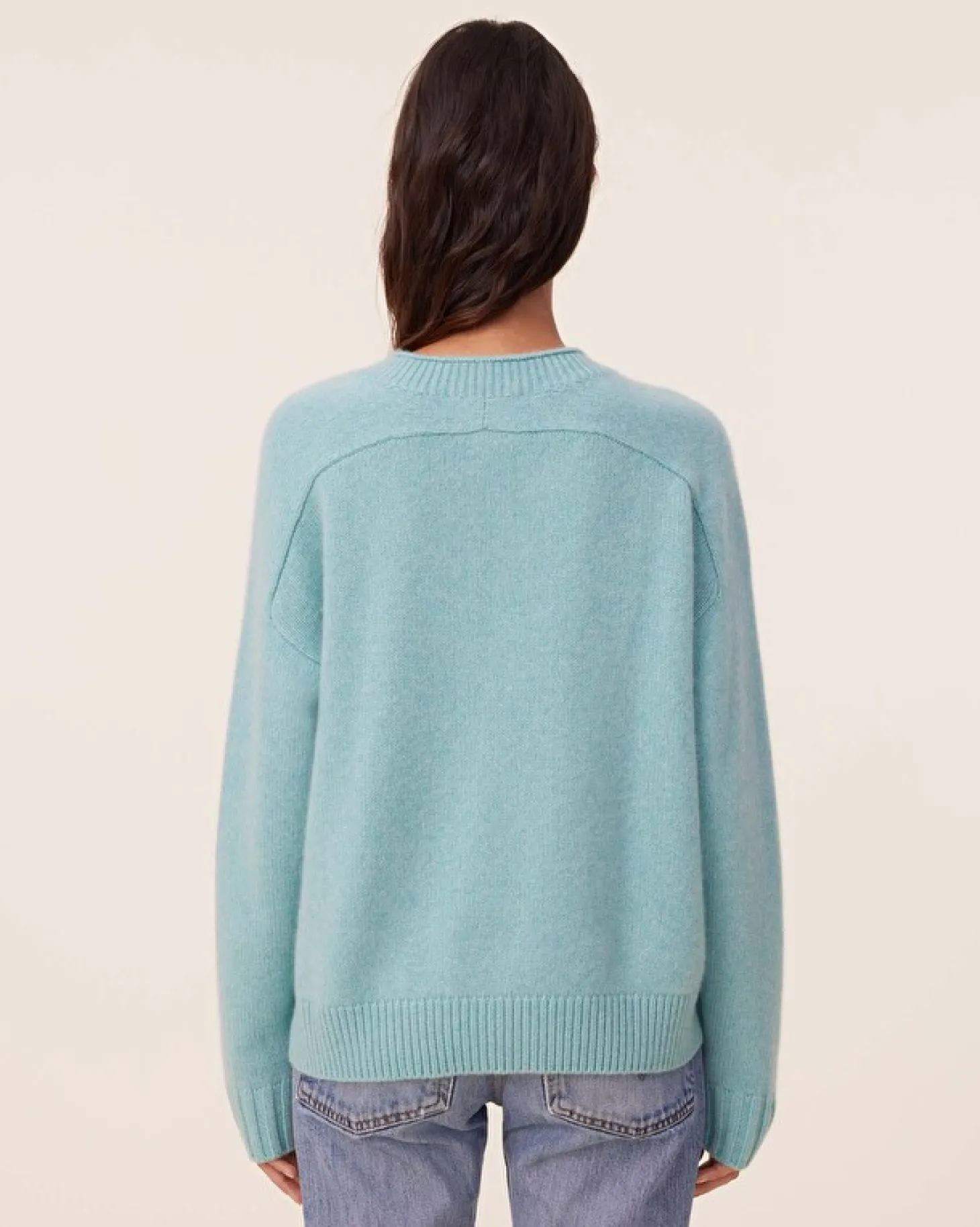 Pull Cachemire Col V, 6 Fils