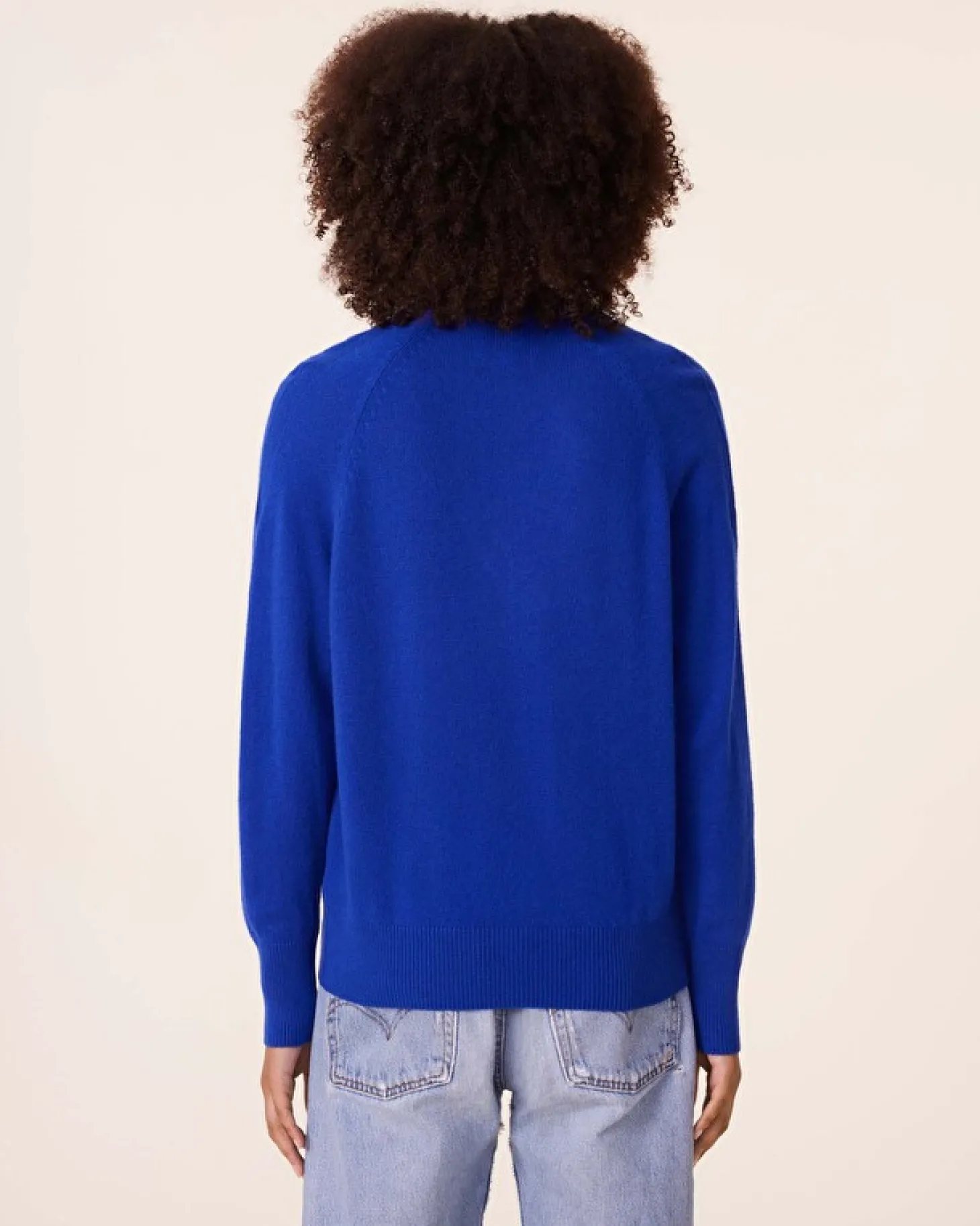 Pull Cachemire Col V, 2 Fils