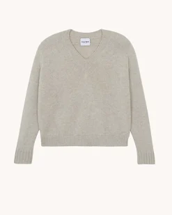 Pull Cachemire Col V, 6 Fils
