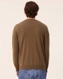 Pull Cachemire Col V Basic , 2 Fils
