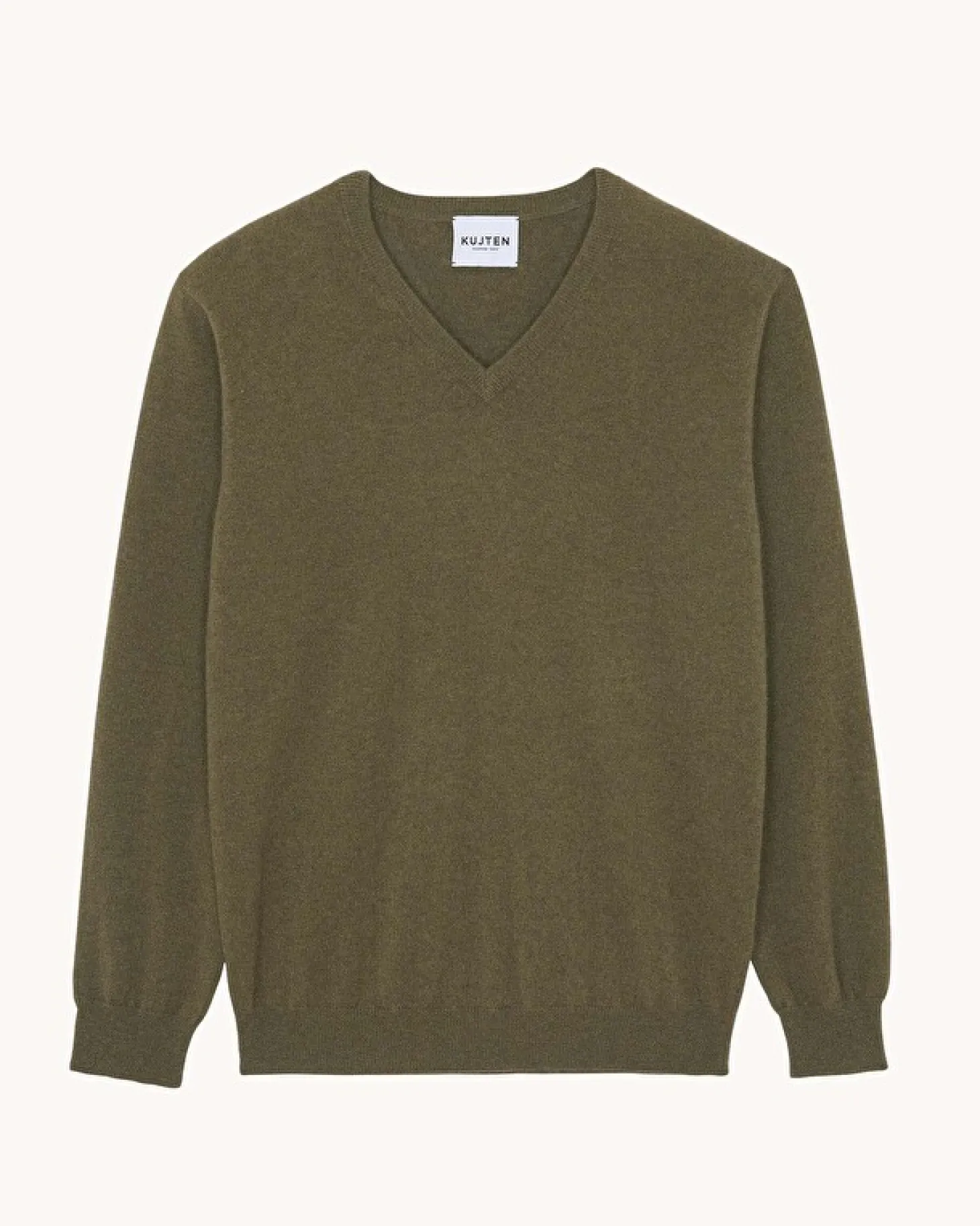 Pull Cachemire Col V Basic , 2 Fils