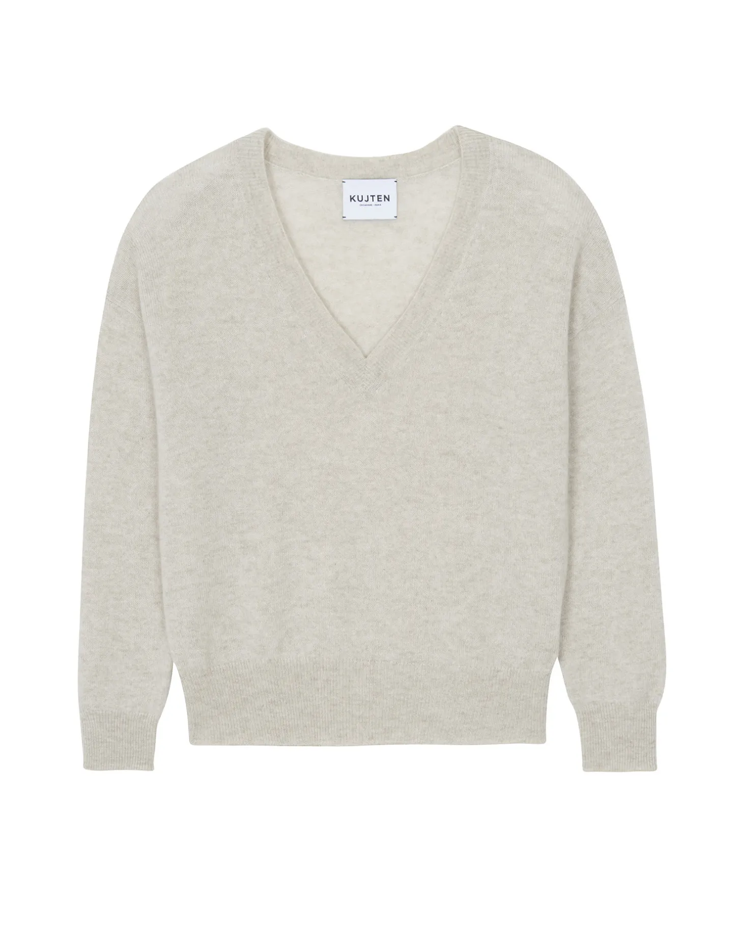 Pull Cachemire Col V Boyfriend