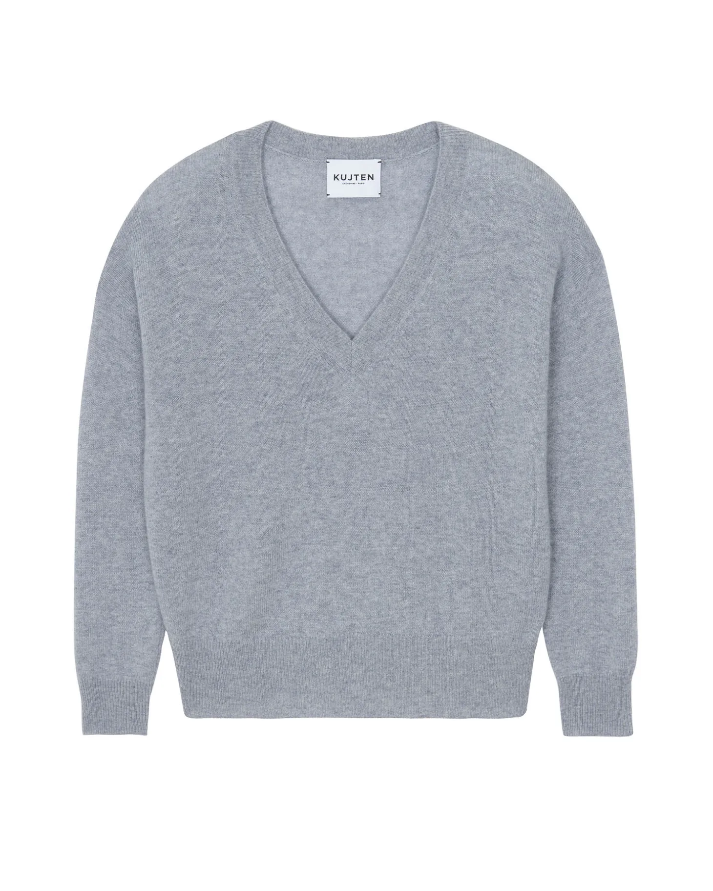 Pull Cachemire Col V Boyfriend