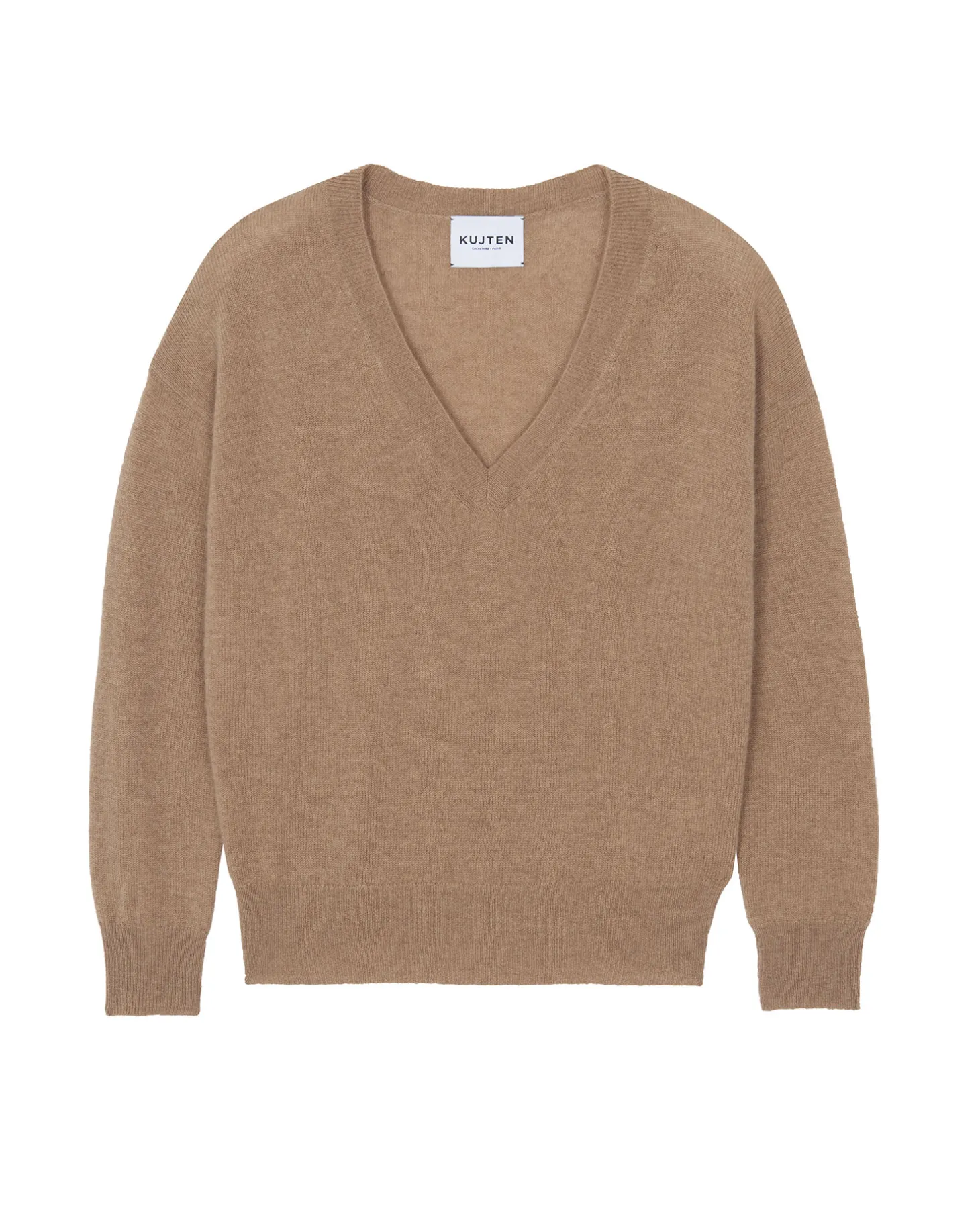 Pull Cachemire Col V Boyfriend