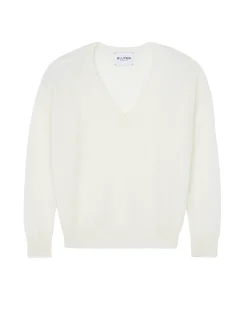Pull Cachemire Col V Boyfriend