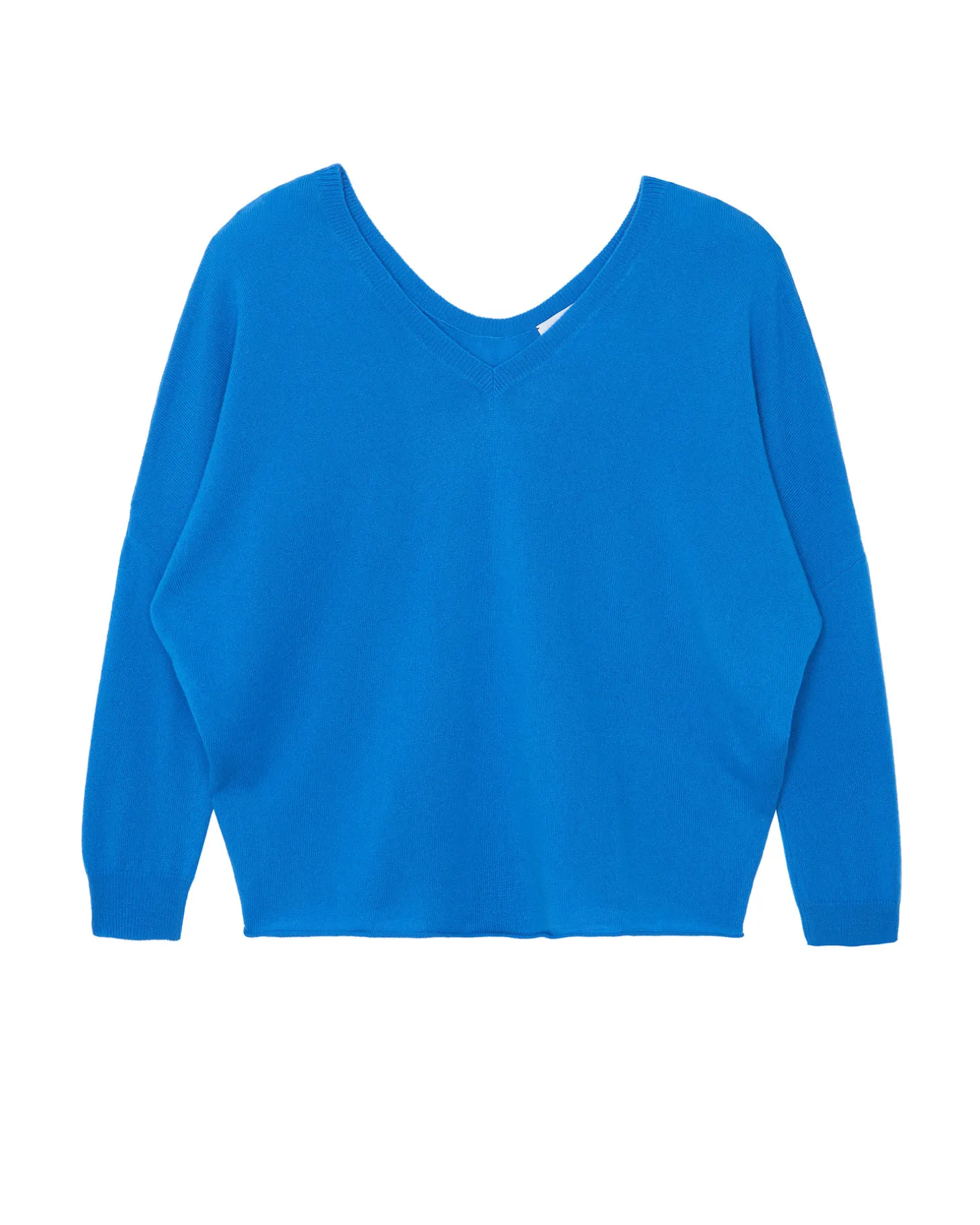 Pull Cachemire Col V Danseuse Oversize