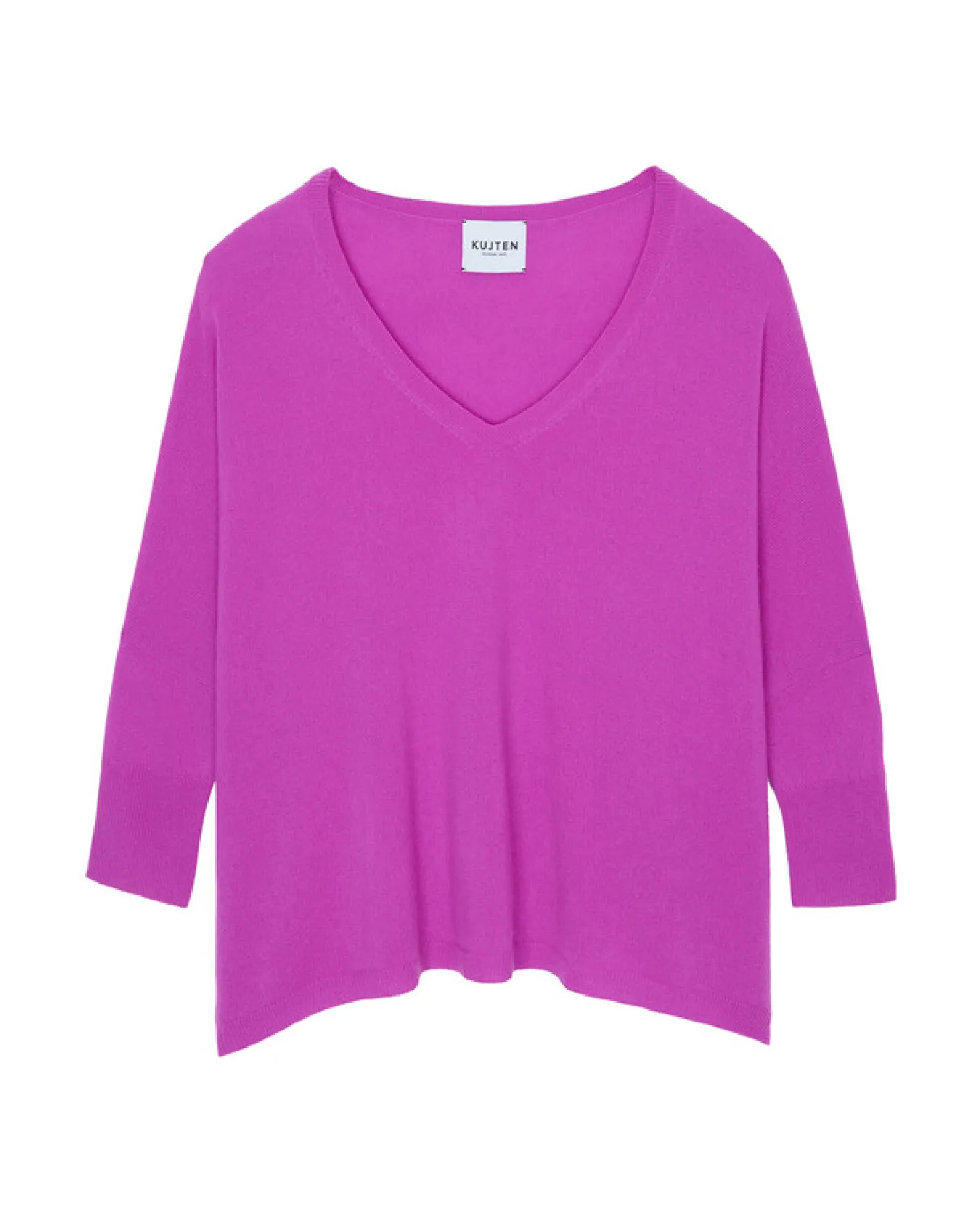 Pull Cachemire Col V Femme Oversize