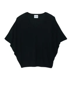 Pull Cachemire Col V Femme Sans Manches