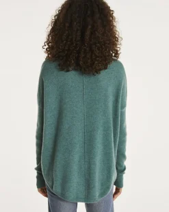 Pull Cachemire Col V Liquette Oversize