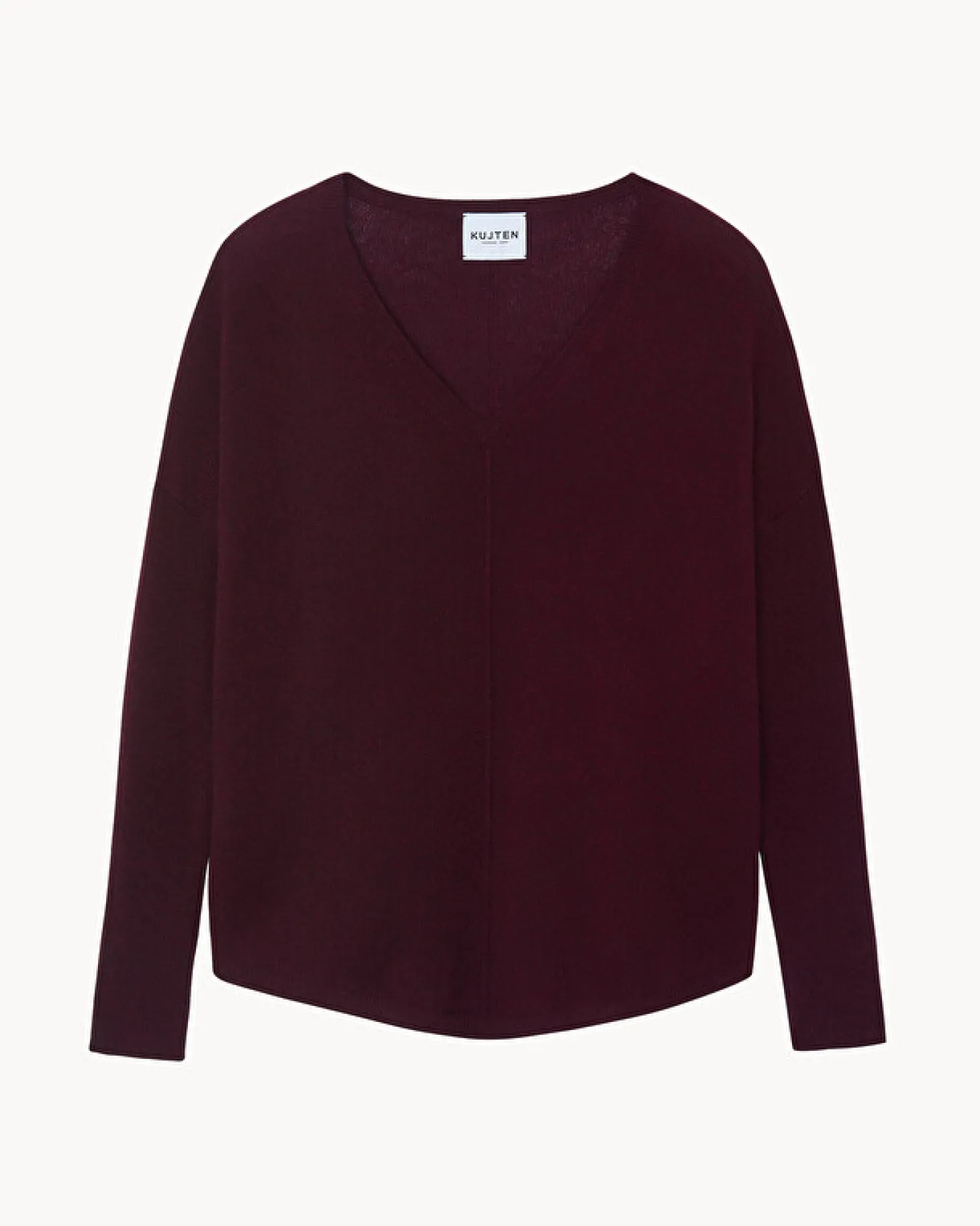 Pull Cachemire Col V Liquette Oversize