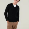 Pull Cachemire Col V Manches Longues
