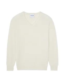 Pull Cachemire Col V Manches Longues