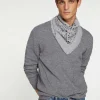 Pull Cachemire Col V Manches Longues