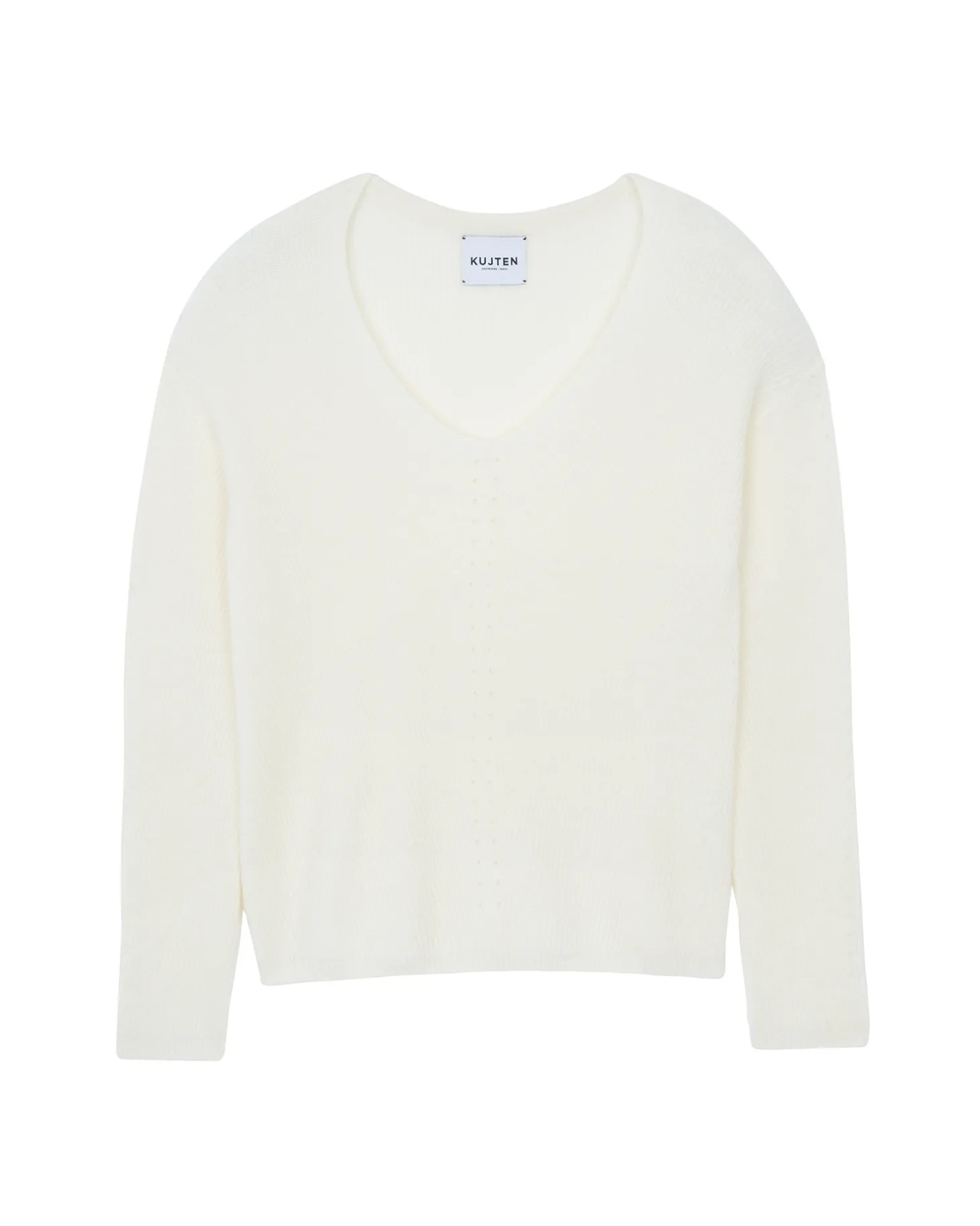 Pull Cachemire Col V Manches Longues