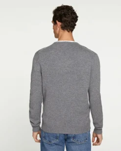 Pull Cachemire Col V Manches Longues