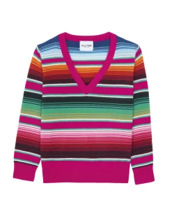 Pull Cachemire Col V Manches Longues