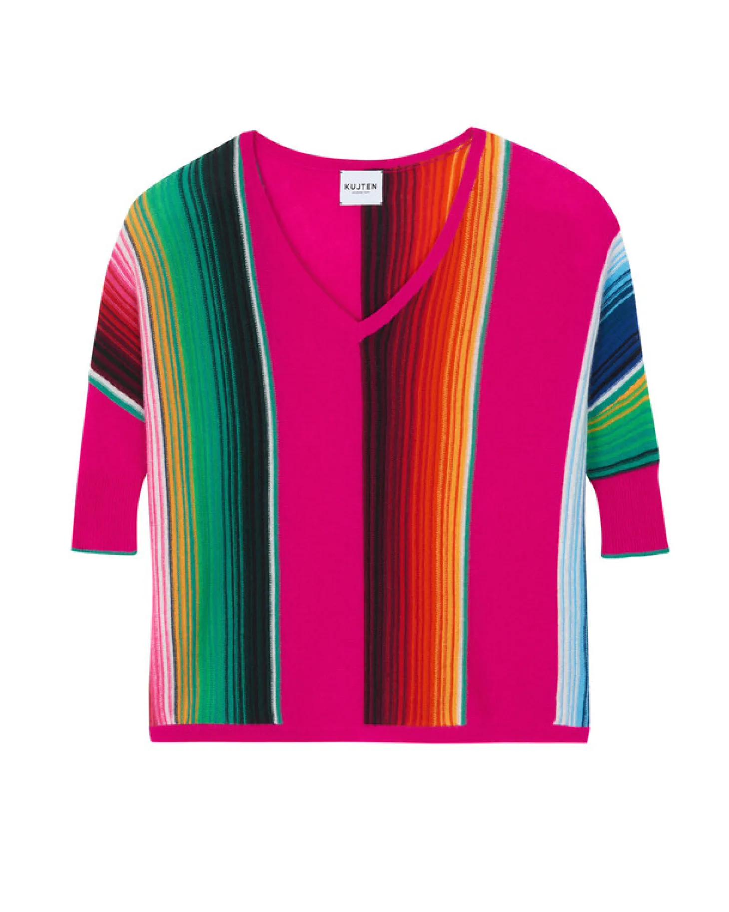 Pull Cachemire Col V Manches Longues