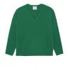 Pull Cachemire Col V Oversize Femme, 4 Fils