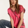 Pull Cachemire Col V Oversize Sans Manches