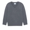 Pull Cachemire Col V Oversize, 4 Fils