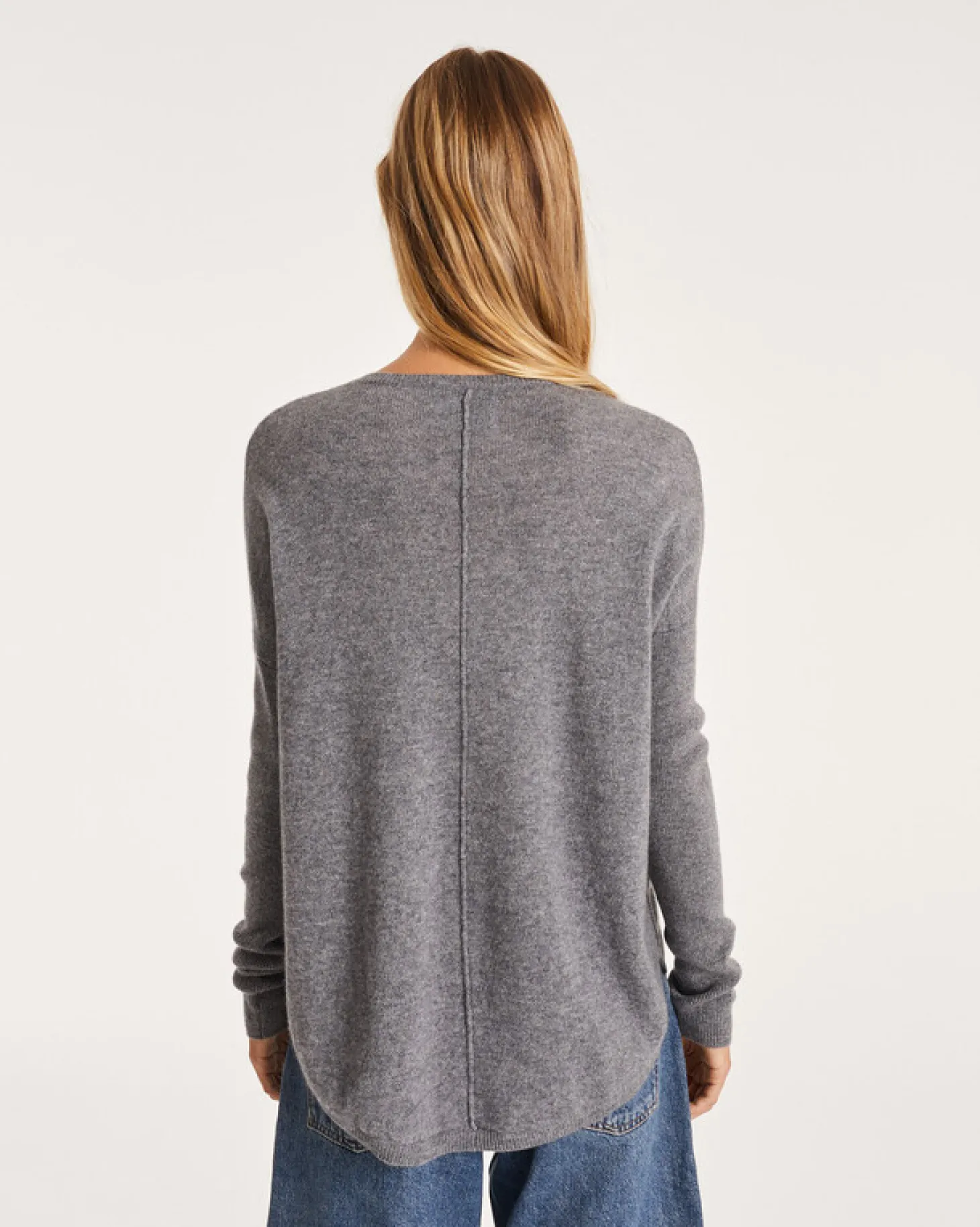 Pull Cachemire Col V Oversize Liquette