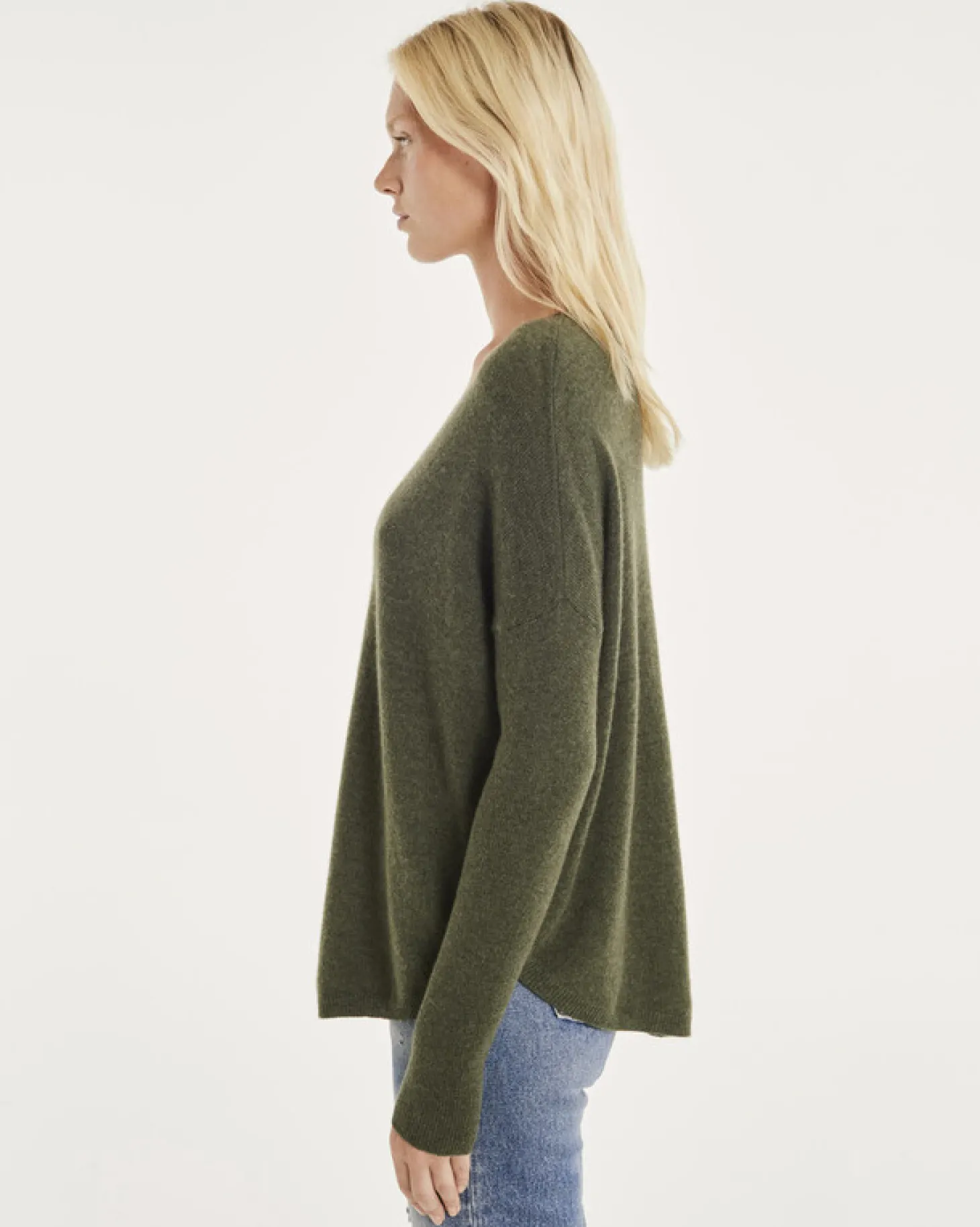 Pull Cachemire Col V Oversize Liquette
