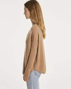Pull Cachemire Col V Oversize Liquette
