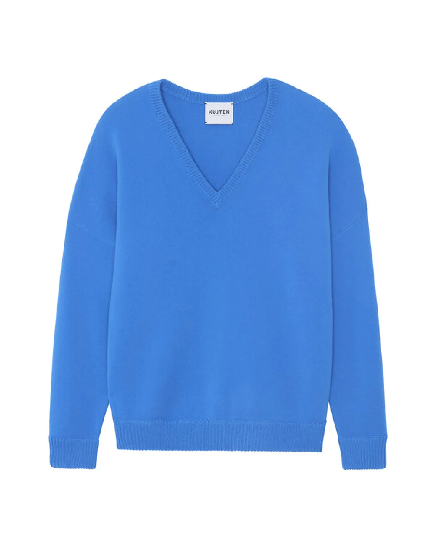 Pull Cachemire Col V Oversize Femme