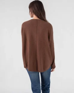 Pull Cachemire Col V Oversize Liquette