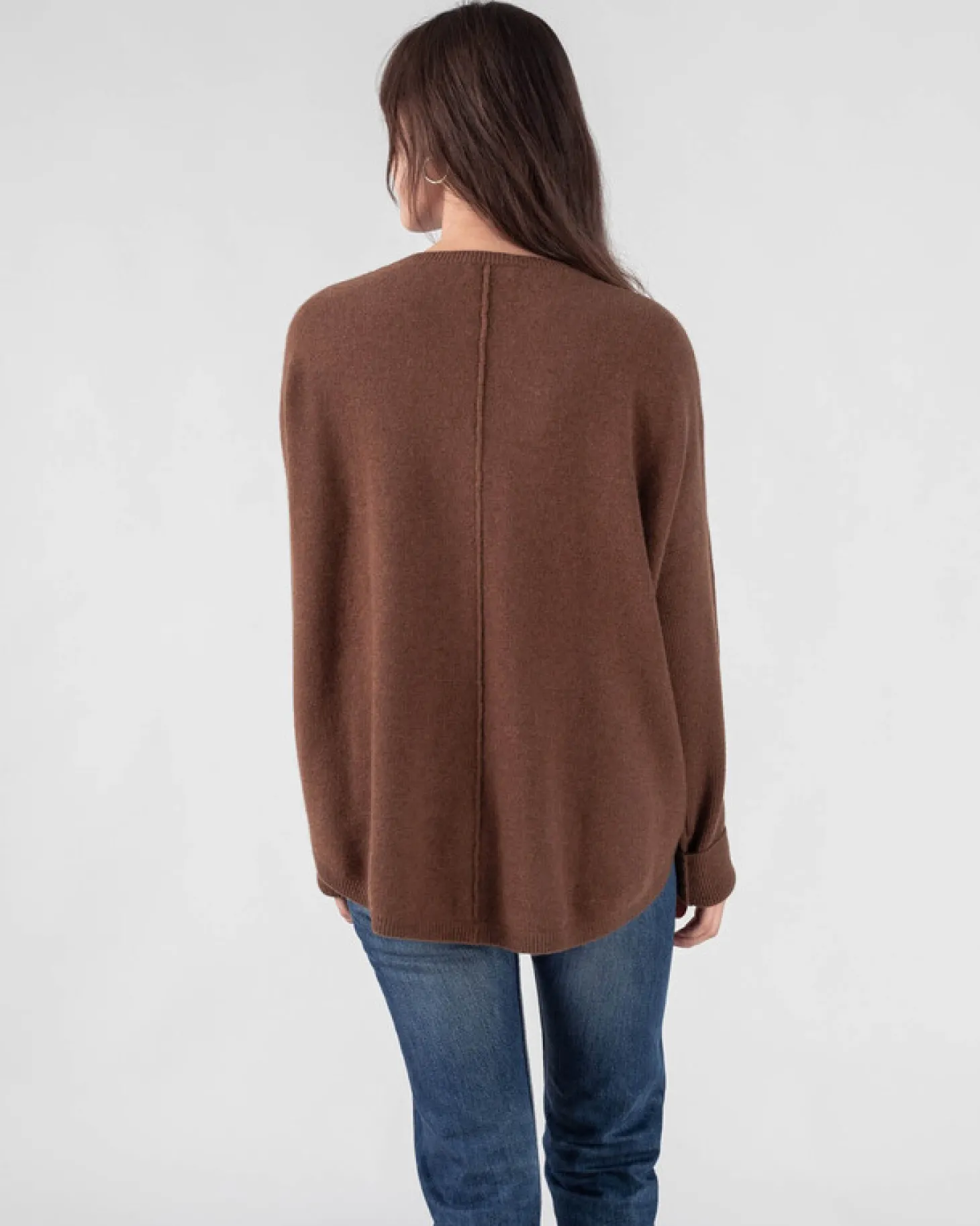 Pull Cachemire Col V Oversize Liquette