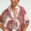 Pull Cachemire Col V Tie & Dye