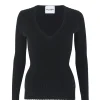 Pull Cachemire Cotele Col V, 2 Fils