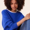 Pull Cachemire Femme Col Rond Oversize, 2 Fils