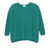 Pull Cachemire Femme Col Rond Oversize, 2 Fils