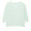 Pull Cachemire Femme Col V Oversize