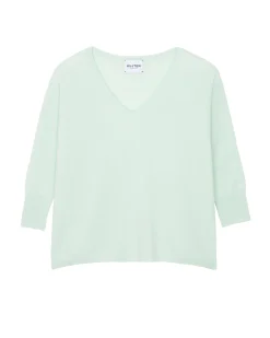 Pull Cachemire Femme Col V Oversize