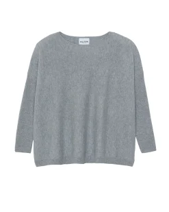 Pull Cachemire Femme Col Rond Oversize, 2 Fils