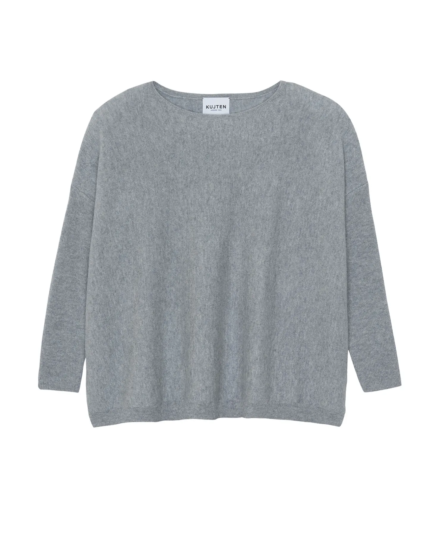 Pull Cachemire Femme Col Rond Oversize, 2 Fils