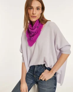 Pull Cachemire Femme Col V Oversize